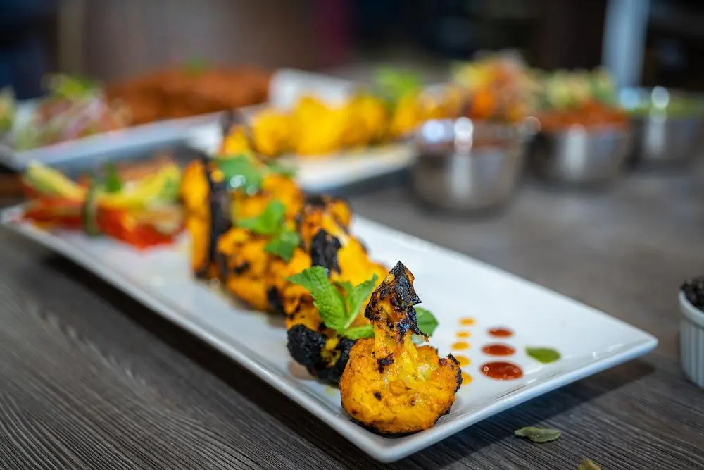 Indo-Canadian honey chilli fries in Edmonton, AB