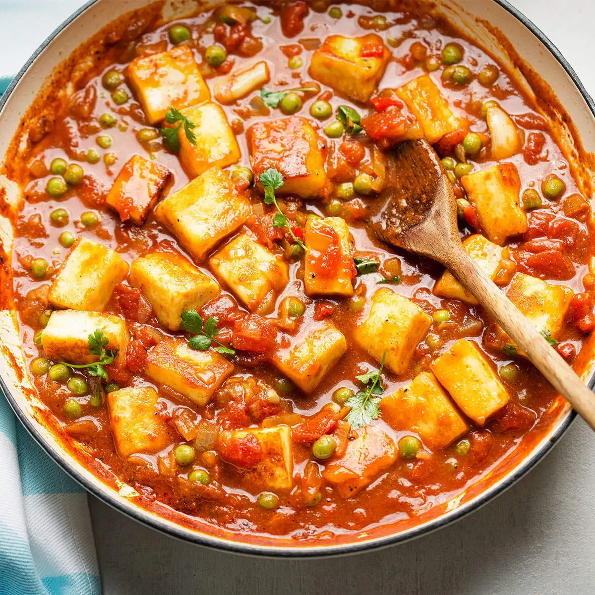 Matar Paneer at Chef's Butter Chicken in Edmonton, AB